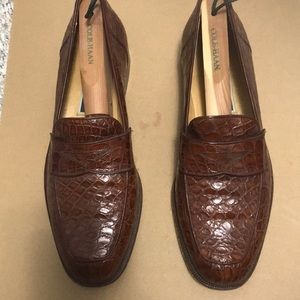 Bragano by Cole Haan Genuine Crocodile Loafers